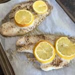 baked lemon sole