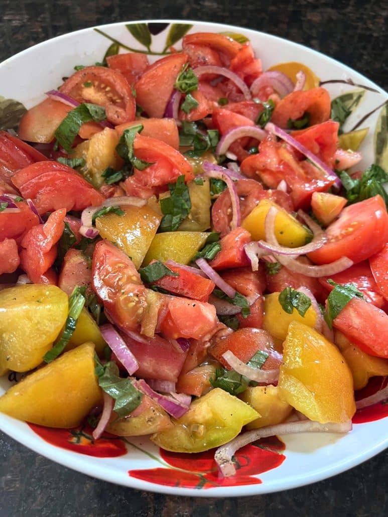 fresh tomato salad