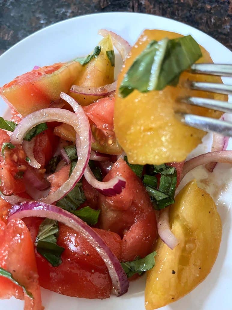 tomato basil salad