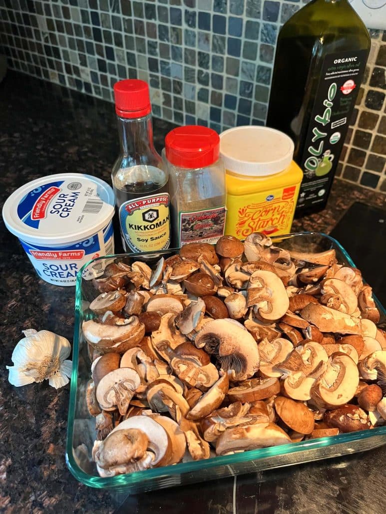 vegetarian mushroom stroganoff