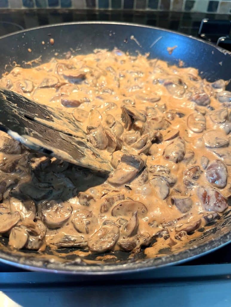 gluten free mushroom stroganoff