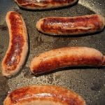 pan fried bratwurst