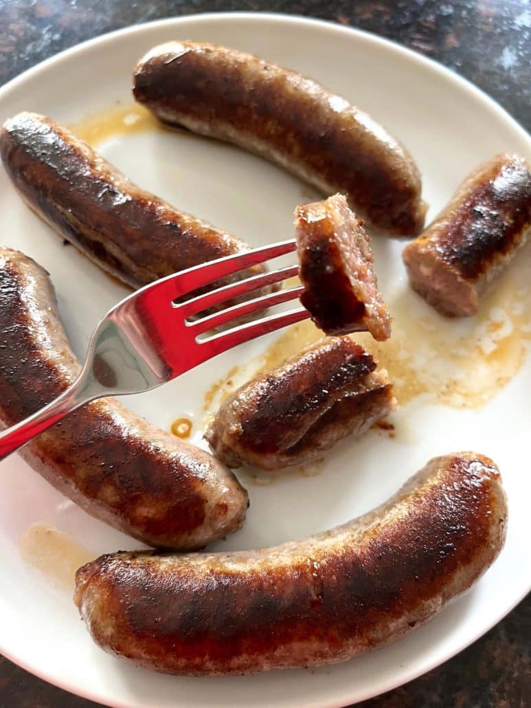 easy pan fried bratwurst