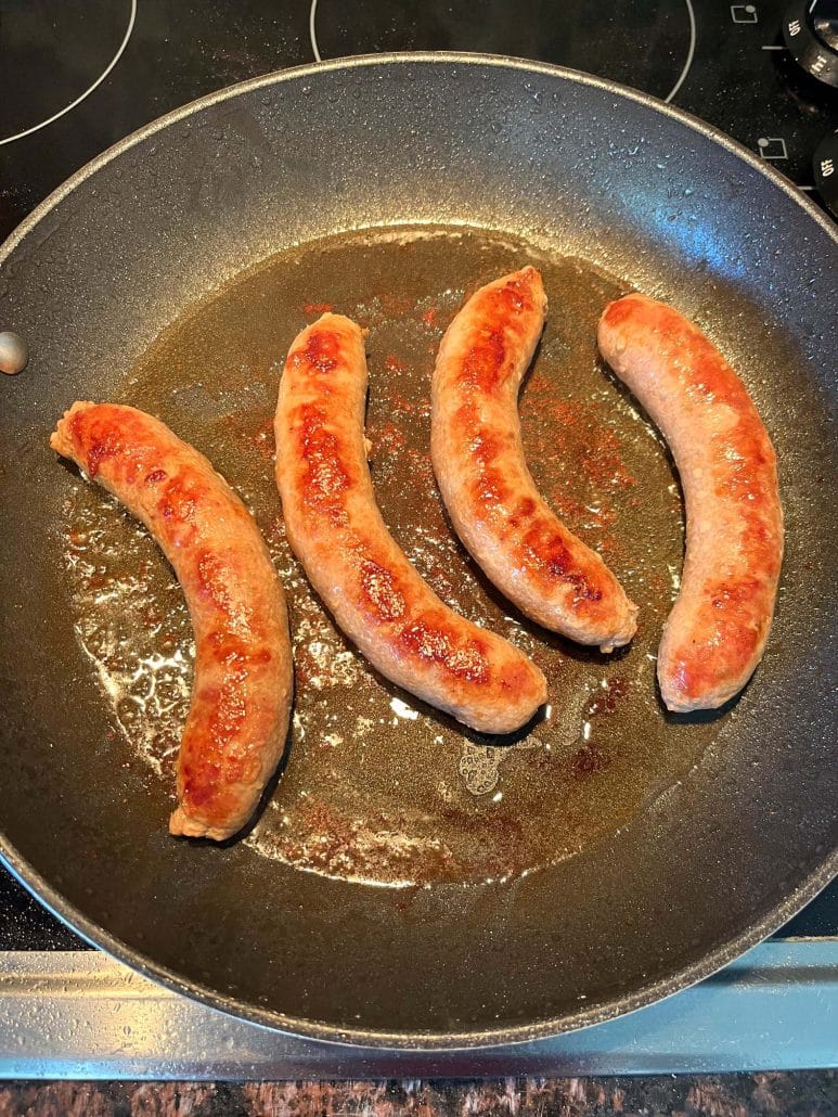 how to cook italian sausage in pan