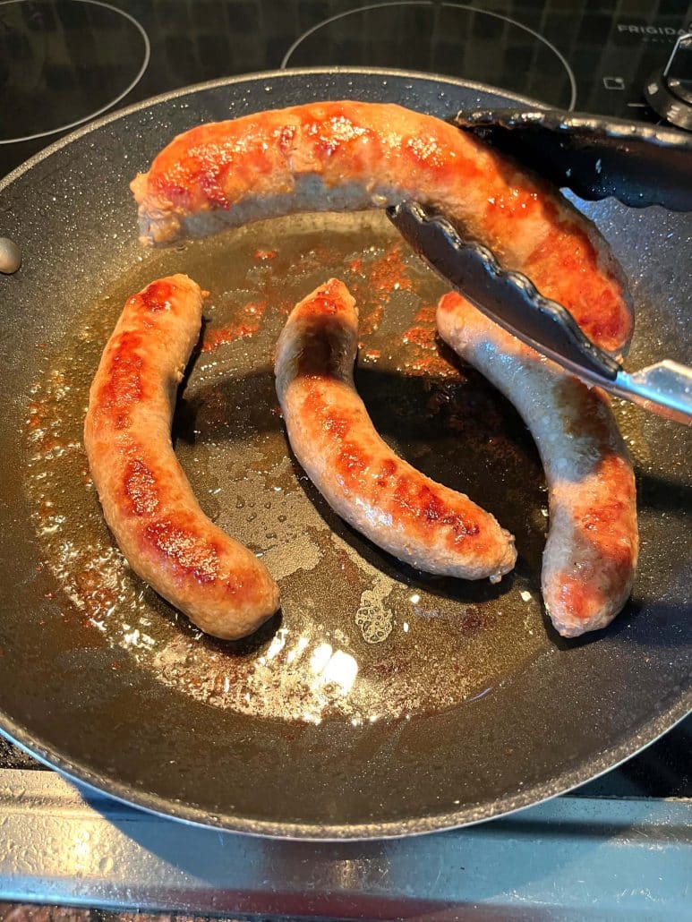 fried italian sausage recipe