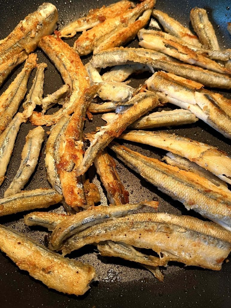 pan fried smelts