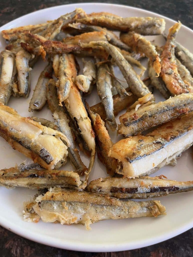 cooking smelts on stovetop