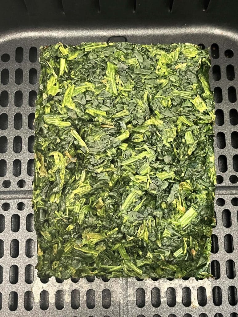 keto air fryer frozen spinach recipe