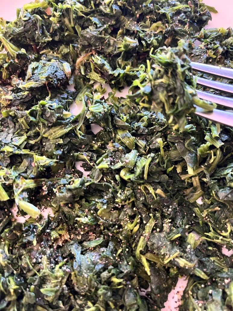 easy air fryer frozen spinach recipe