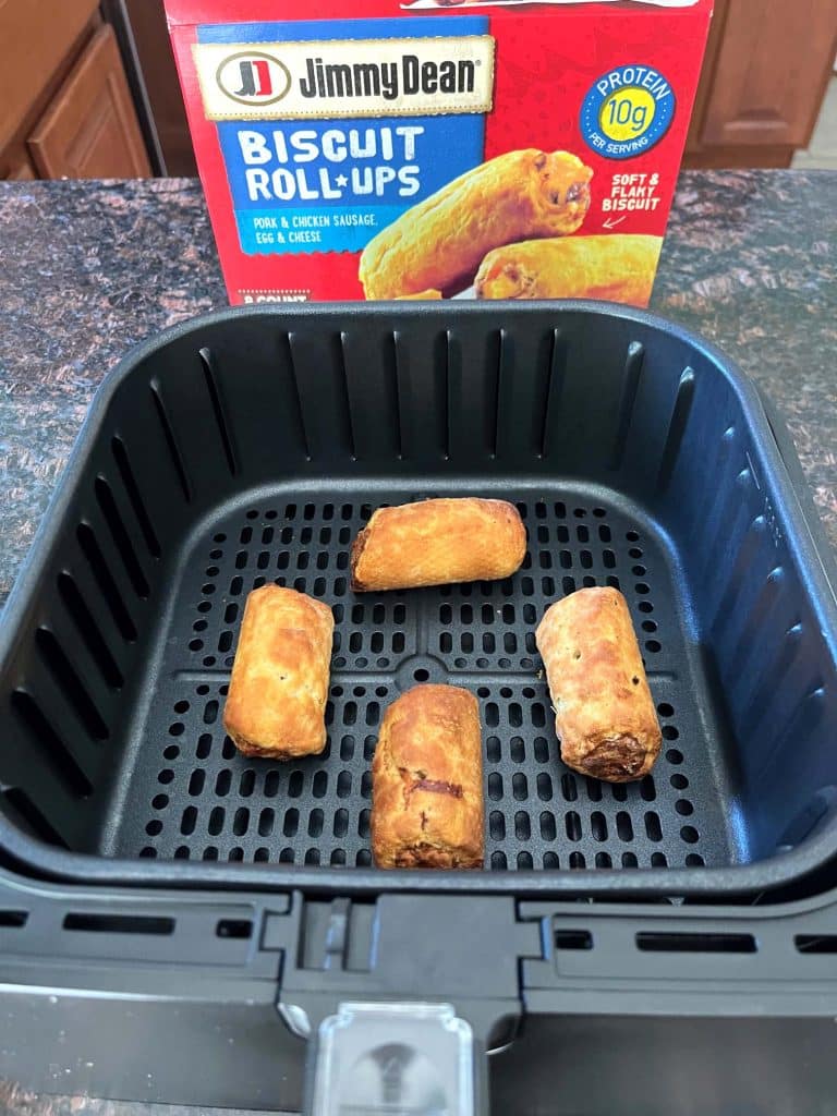 Air Fryer Jimmy Dean Biscuit Roll-Ups