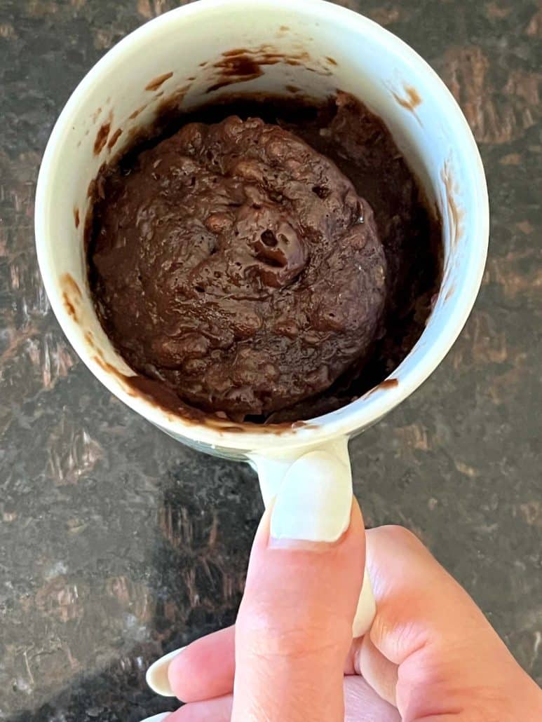 single serving nutella brownie