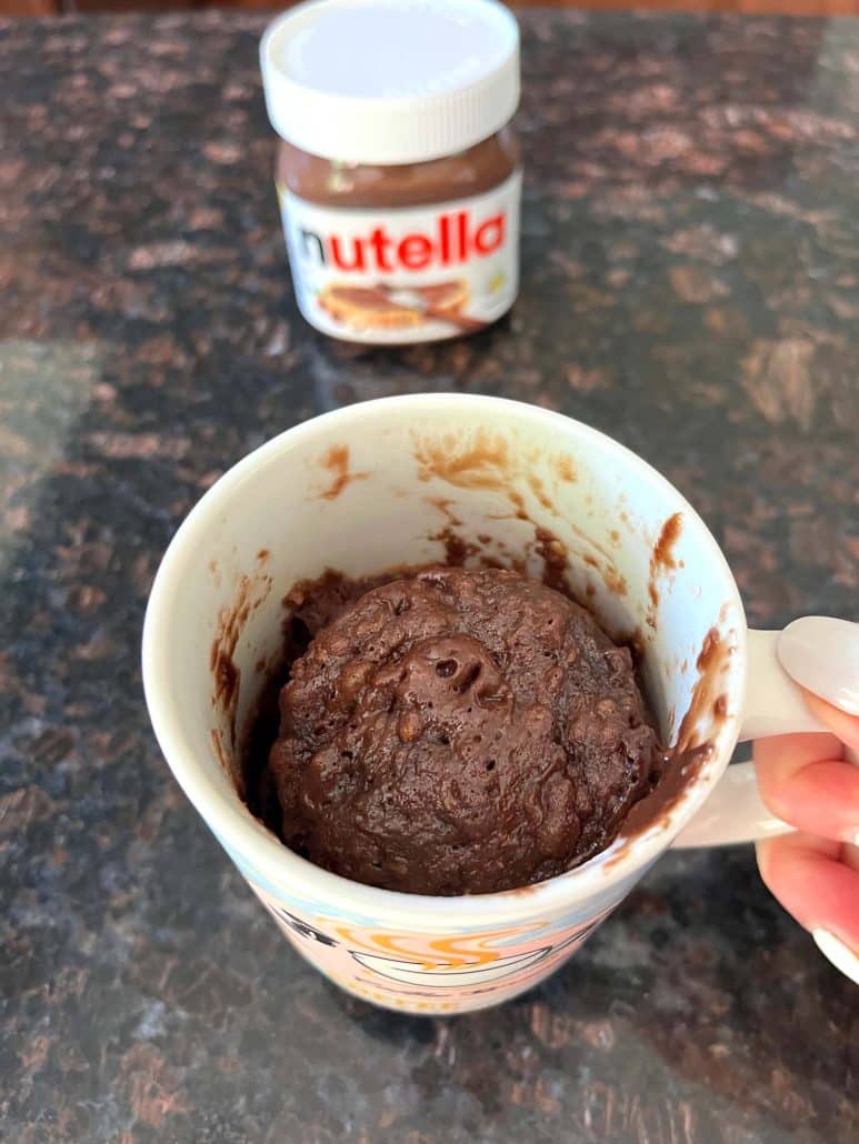 easy nutella brownie