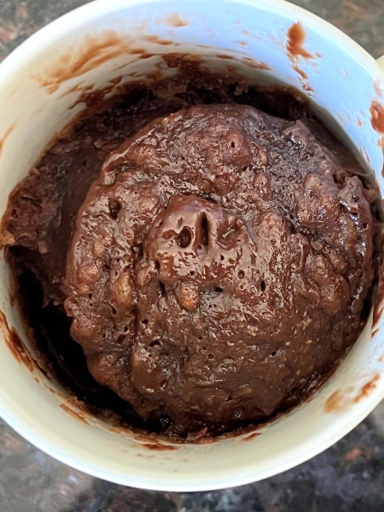 nutella brownie mug recipe